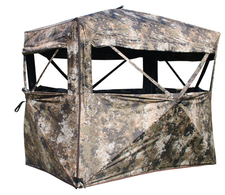 Muddy Garage Hunting Ground Blind MUDGRGBLND Split Curtain Windows Camo 150D