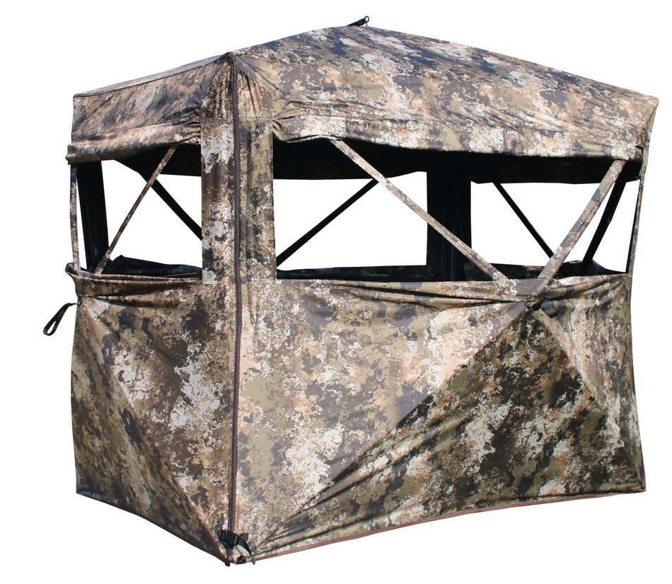 Muddy Garage Hunting Ground Blind MUDGRGBLND Split Curtain Windows Camo 150D