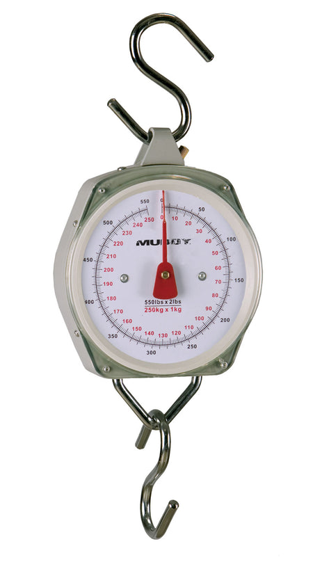 Muddy MUDGS550 Hunting Game Scale Aluminum Gray 550 lb 2-lb Increment Dial