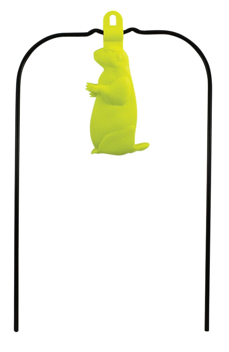Birchwood Casey Ground Strike Hanging Prairie Dog Shooting Target Rubber/Metal Yellow Prairie Dog Impact Enhancement
