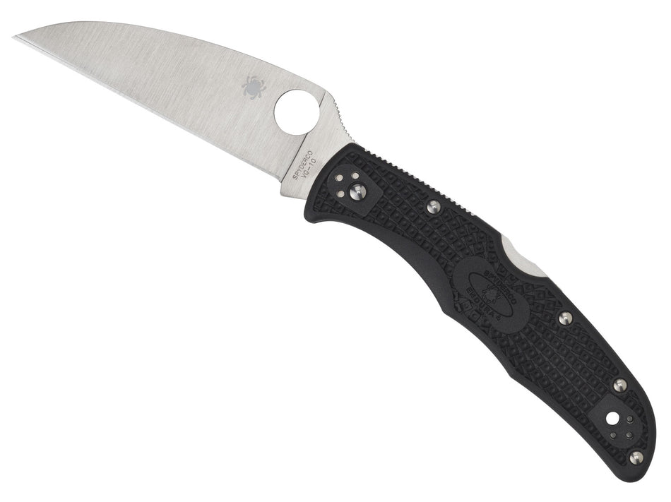 Spyderco Endura 4 Lightweight Folder 3.78" Wharncliffe VG-10 Stainless Plain Blade Black FRN Handle w/ Pocket Clip