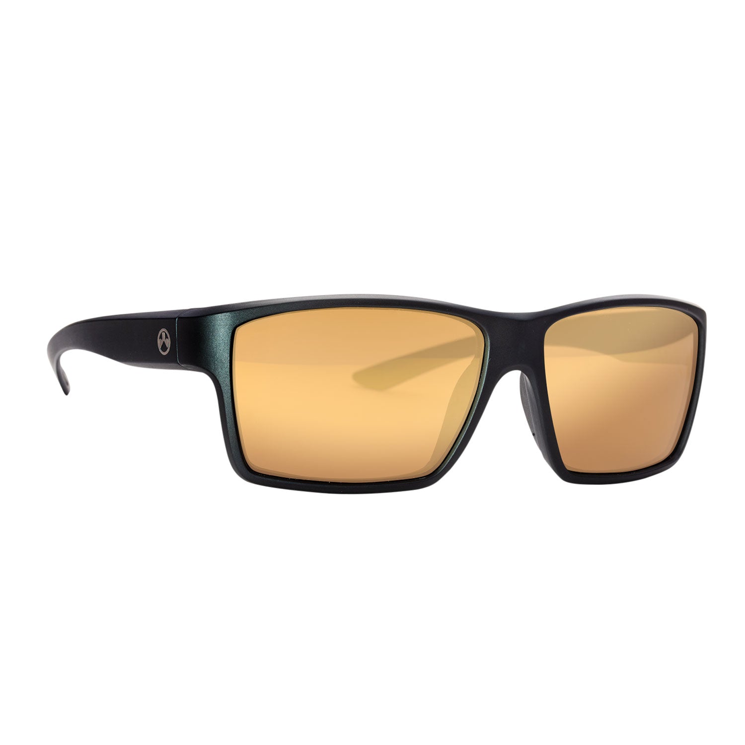 Magpul Explorer Ballistic Shooting Eyewear Bronze Gold Mirror Lens Black Polycarbonate Frame Adult