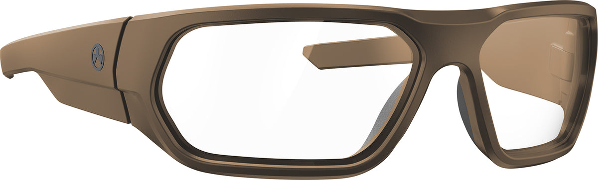 Magpul Radius Z87+ Ballistic Eyewear Clear Lens Flat Dark Earth Frame Adult