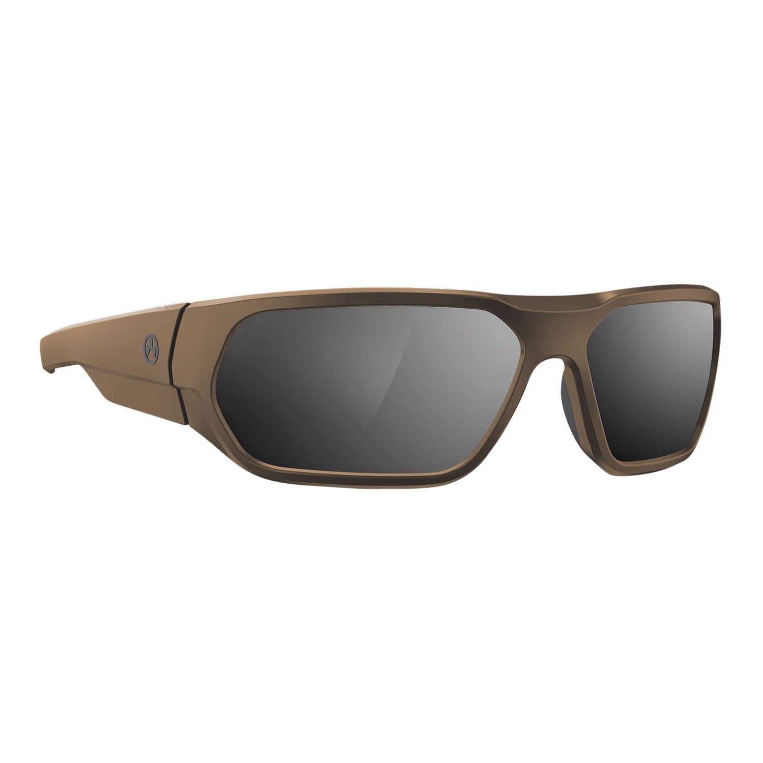 Magpul Radius Z87+ Ballistic Eyewear Gray Silver Mirror Lens Flat Dark Earth Frame Adult