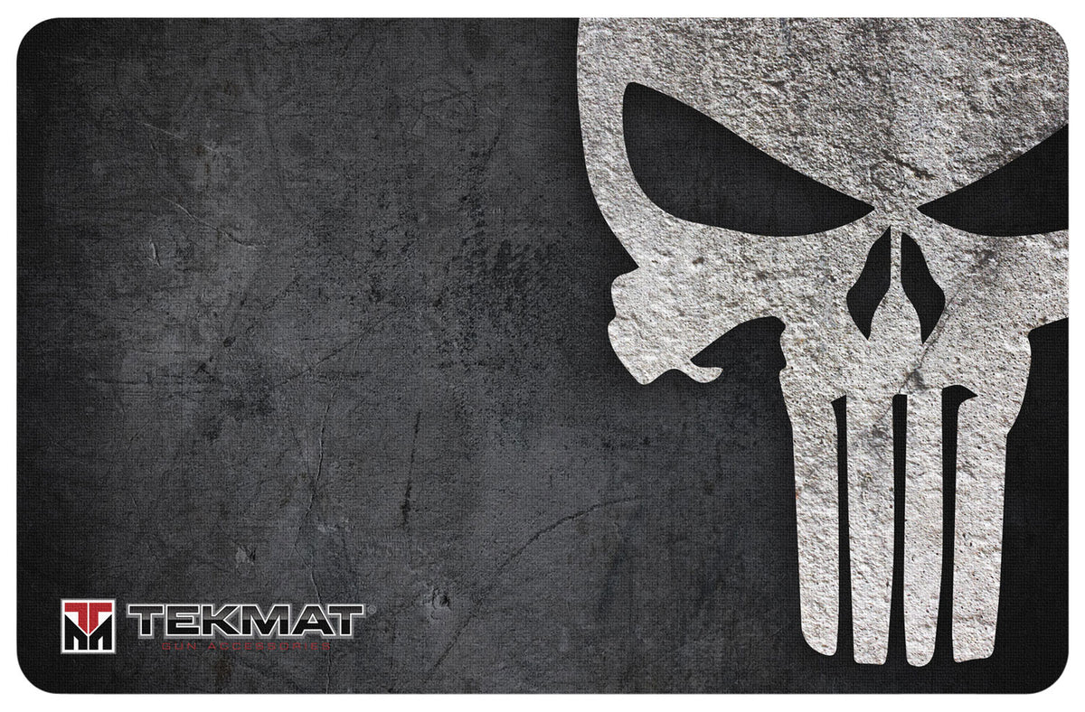 TekMat Punisher Door Mat Dye Sublimated Black/Gray Rubber 42"