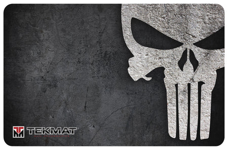 TekMat Punisher Door Mat Dye Sublimated Black/Gray Rubber 42"