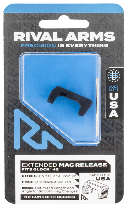 Rival Arms RA72S001A Hard Black Anodized Aluminum Extended Mag Release for Sig Sauer P320