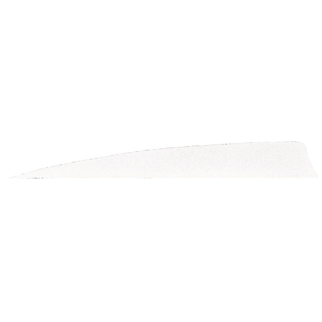 Gateway Shield Cut White Arrow Feathers 5 Inch Left Wing 50-Pack