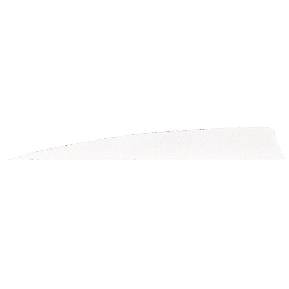 Gateway Shield Cut White Arrow Feathers 5 Inch Left Wing 50-Pack