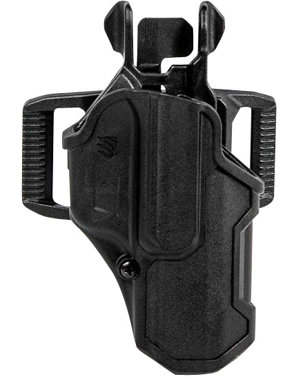 Blackhawk T-Series L2C OWB Light Bearing Polymer Belt Slide Holster for Glock 17/19/22/23/31/32/45/47 Left Hand