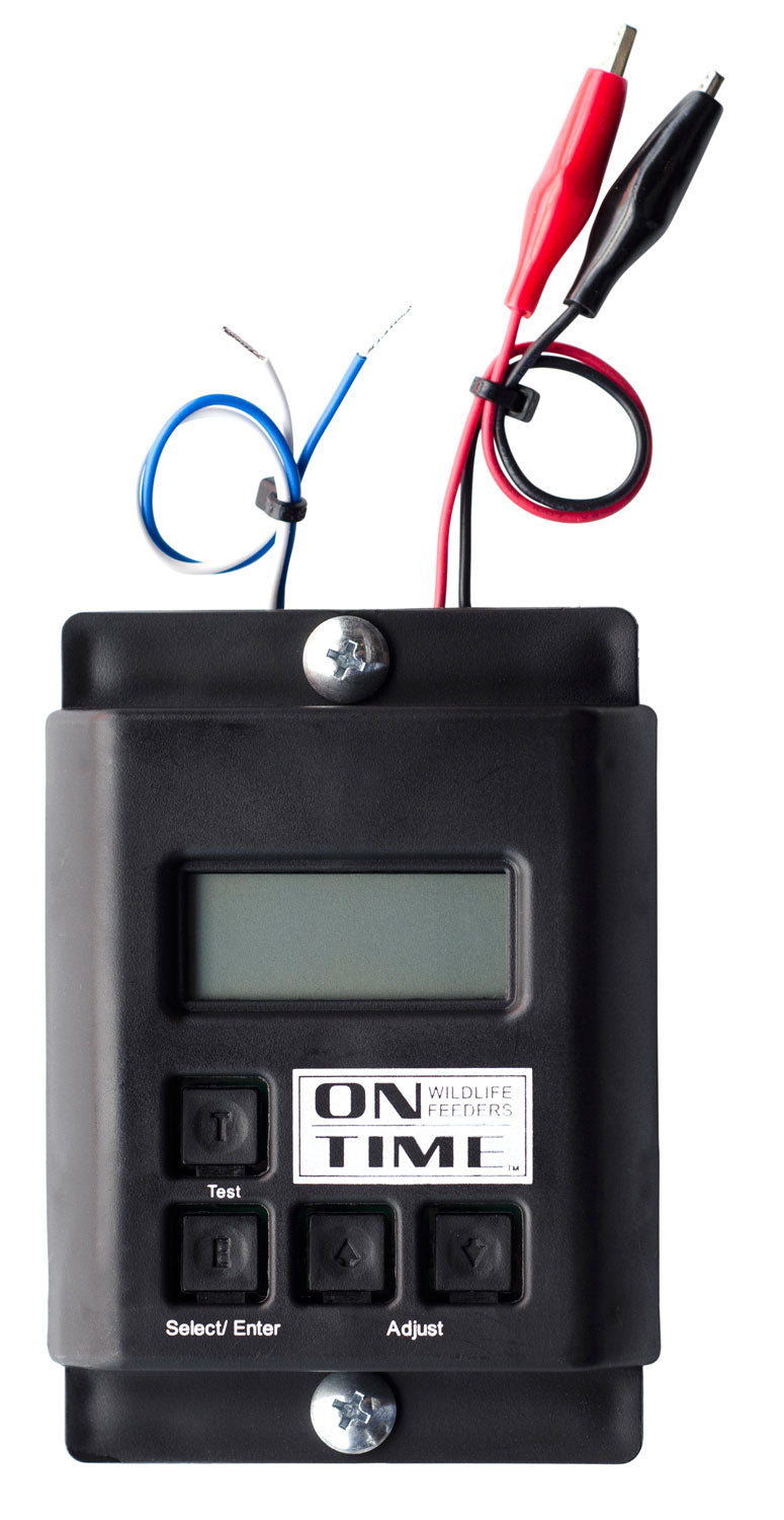 OnTime Digital Timer Replacement for Game Feeders 6 or 12 Volt Battery Operated