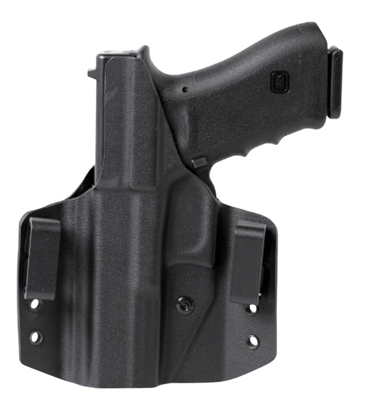 Uncle Mike's 54CCW07BGL Concealed Carry OWB Holster Black Boltaron Belt Loop Springfield XD Compact LH