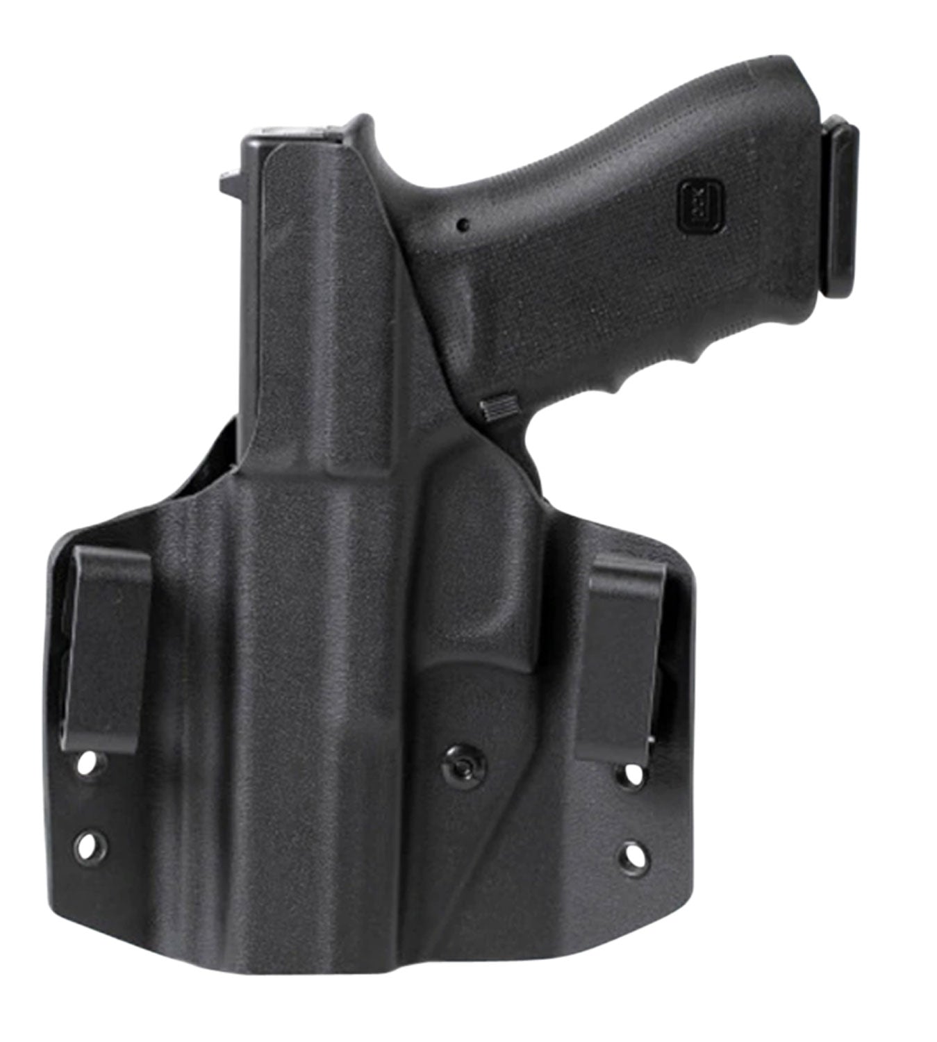 Uncle Mike's 54CCW07BGL Concealed Carry OWB Holster Black Boltaron Belt Loop Springfield XD Compact LH