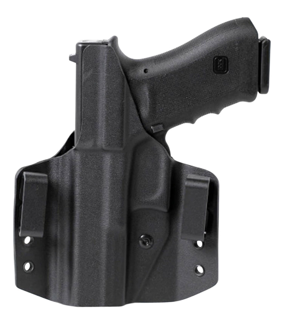 Uncle Mike's 54CCW67BGL Concealed Carry OWB Holster Black Boltaron Belt Slide Glock 42 LH