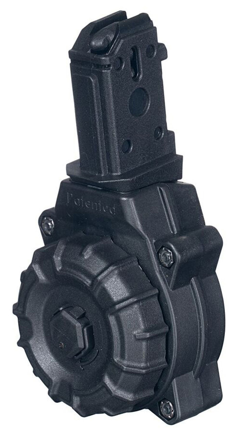 ProMag DRMA29 Drum Replacement 30rd 9mm Luger Compatible with CZ Scorpion Black Zytel Polymer