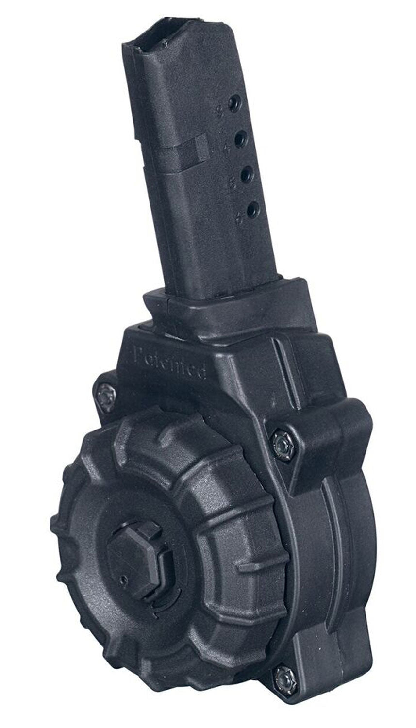 ProMag DRMA34 Drum Replacement 30rd 9mm Luger for Glock 43 Black Polymer