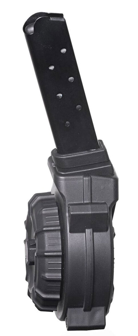 ProMag DRMA31 9mm Luger 30rd Drum Mag for S&W M&P Shield Black DuPont Zytel