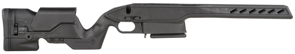 Archangel Aluminum Pillar Bedded Adjustable Stock Savage 110/111 LH Long Action Black