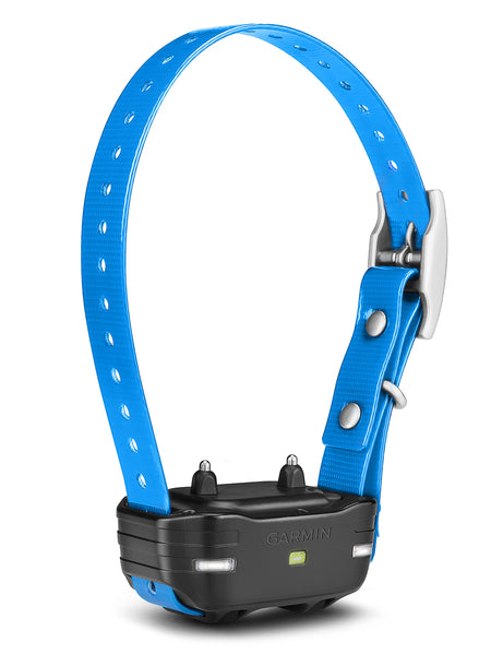 Garmin PT10 Dog Device Blue Collar with LED Beacon Lights 1-Mile Range