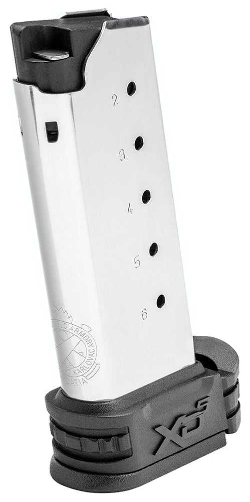 Springfield Armory XD-S 6rd .45 ACP XDS5006 Stainless Steel Magazine Black Sleeve