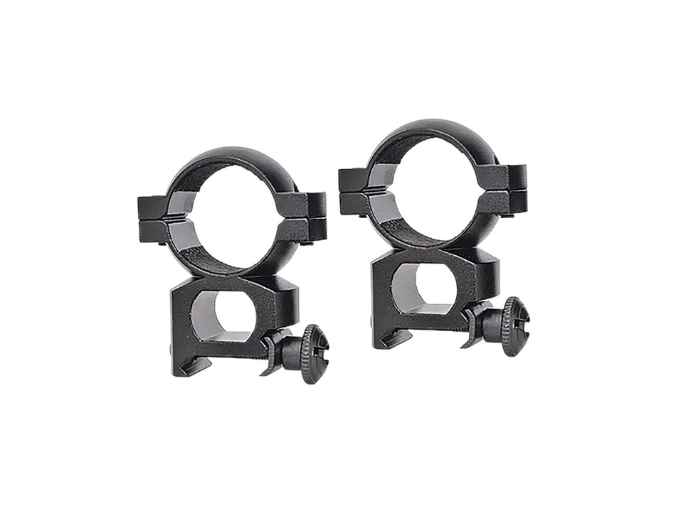 Traditions A798DS Quick Peep 1-Inch Matte Black Aluminum Scope Ring Set Weaver