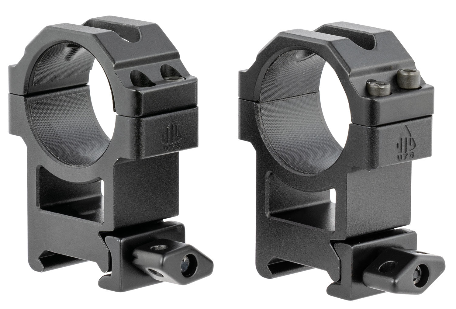 UTG RG2W3224 Max Strength 30mm High Scope Rings Black Anodized Tiger Ring