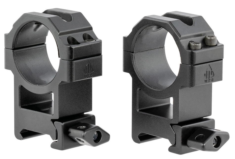 UTG RG2W3224 Max Strength 30mm High Scope Rings Black Anodized Tiger Ring