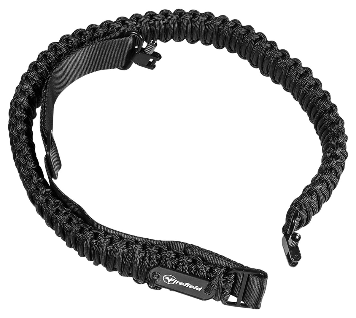 Firefield FF46001 Adjustable Two-Point Black Paracord Tactical Rifle Sling 37.5 to 45 Inches