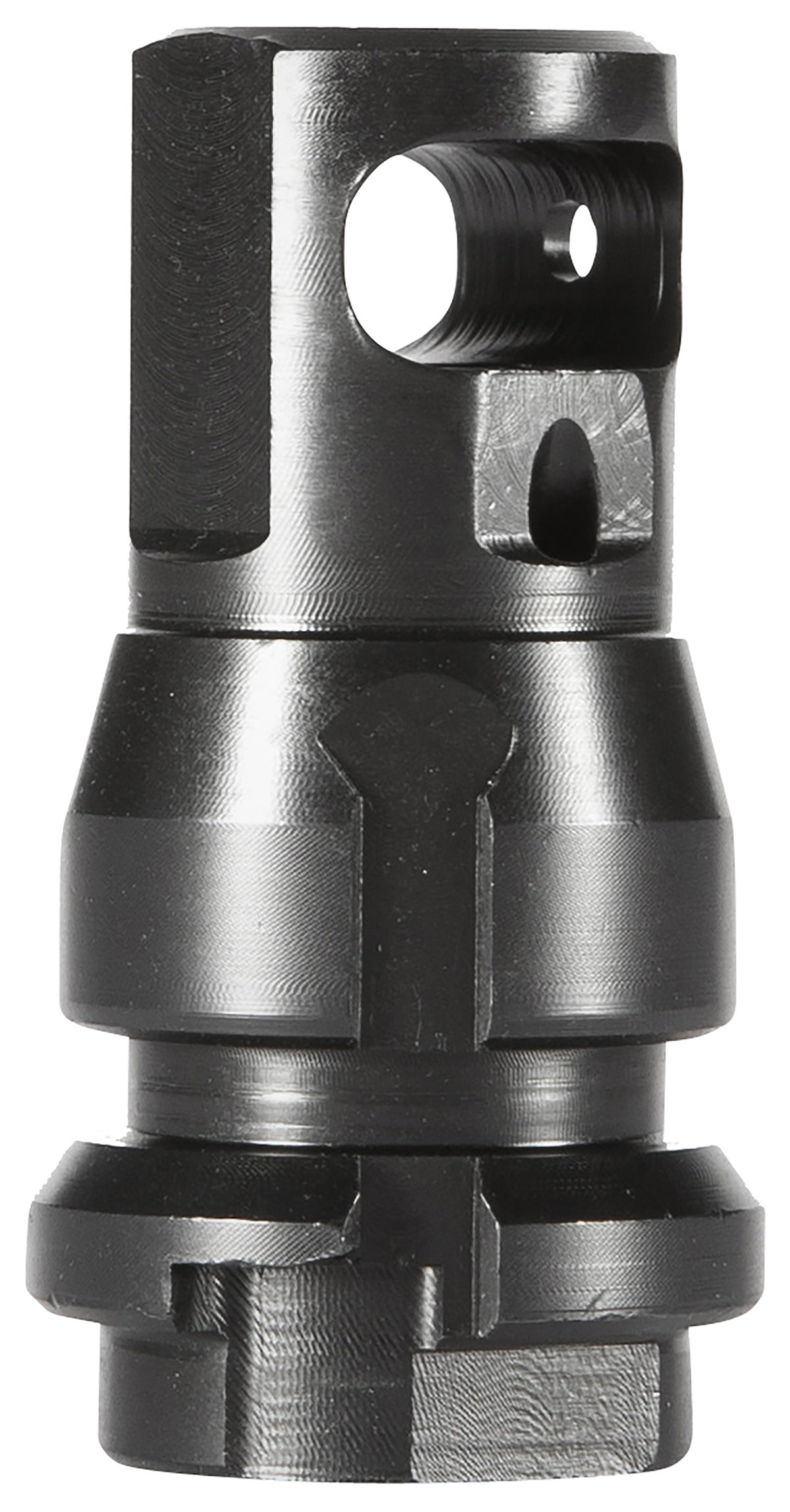 Dead Air DA111 30 Cal KeyMicro Single Port Muzzle Brake Black 5/8"-24 tpi 2.06" OAL