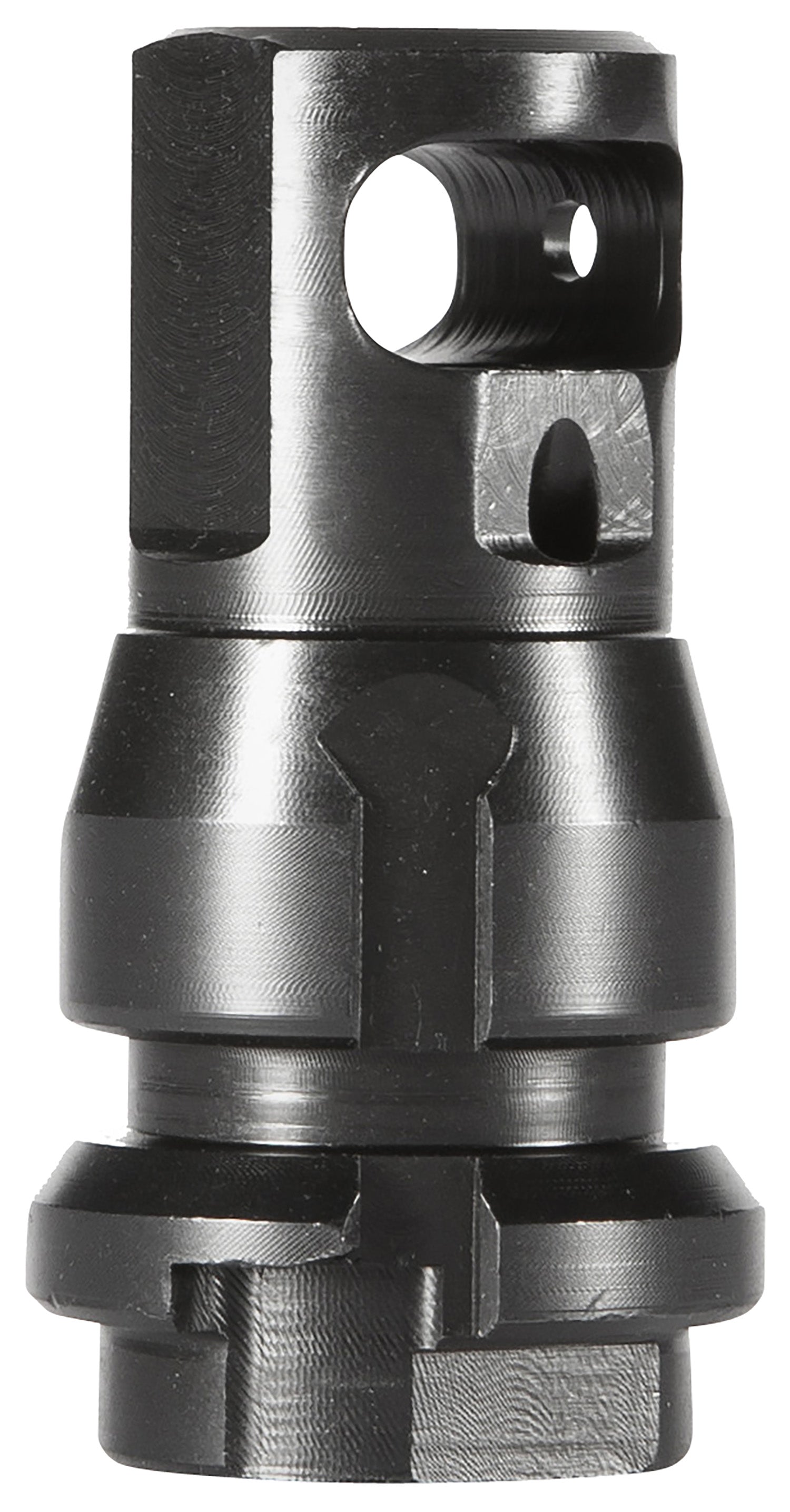 Dead Air DA111 30 Cal KeyMicro Single Port Muzzle Brake Black 5/8"-24 tpi 2.06" OAL