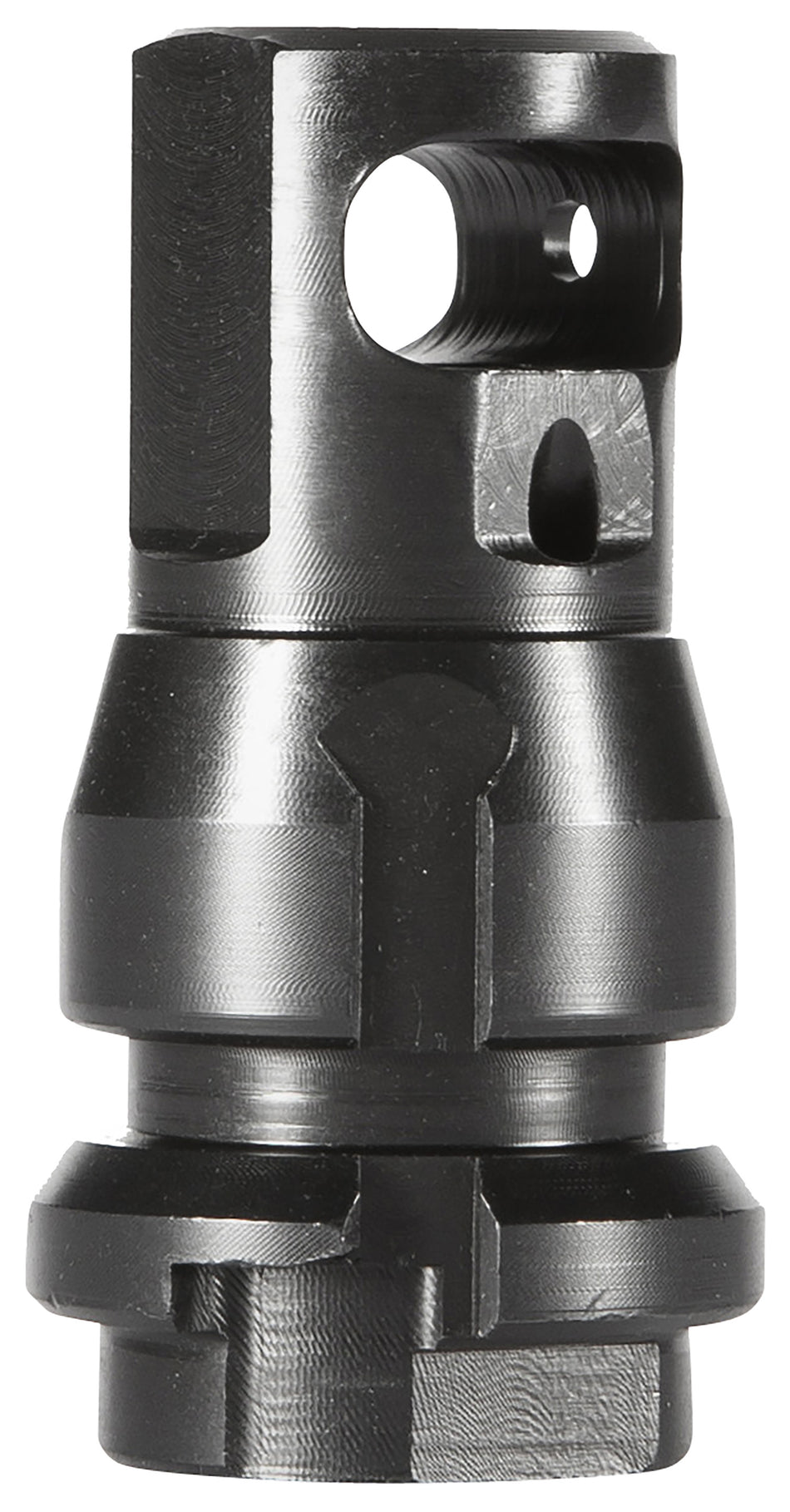 Dead Air DA111 30 Cal KeyMicro Single Port Muzzle Brake Black 5/8"-24 tpi 2.06" OAL