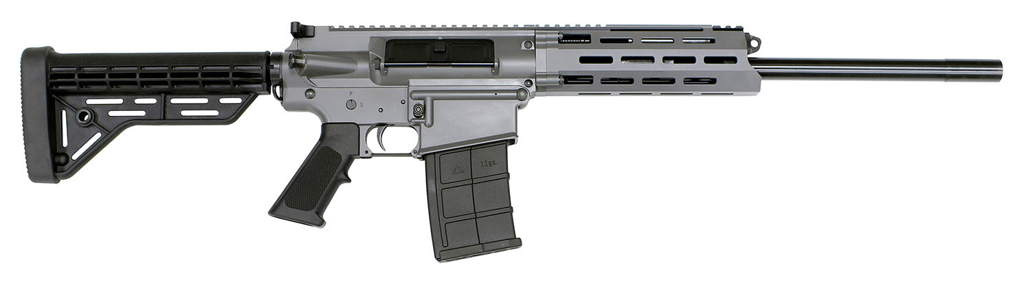 JTS Shotgun M12ARG M12AR 12 Gauge Semi-Auto 3" 5- 2.75" Shells, 18.70" Black Steel Barrel, Gray Receiver w/Picatinny Rail, Black Synthetic Stock, Black Polymer Grip, M-LOK Forend