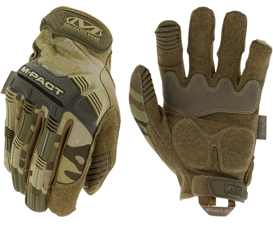 Mechanix Wear M-Pact Multi-Cam 2XL Touchscreen Synthetic Leather Tactical Gloves TPR