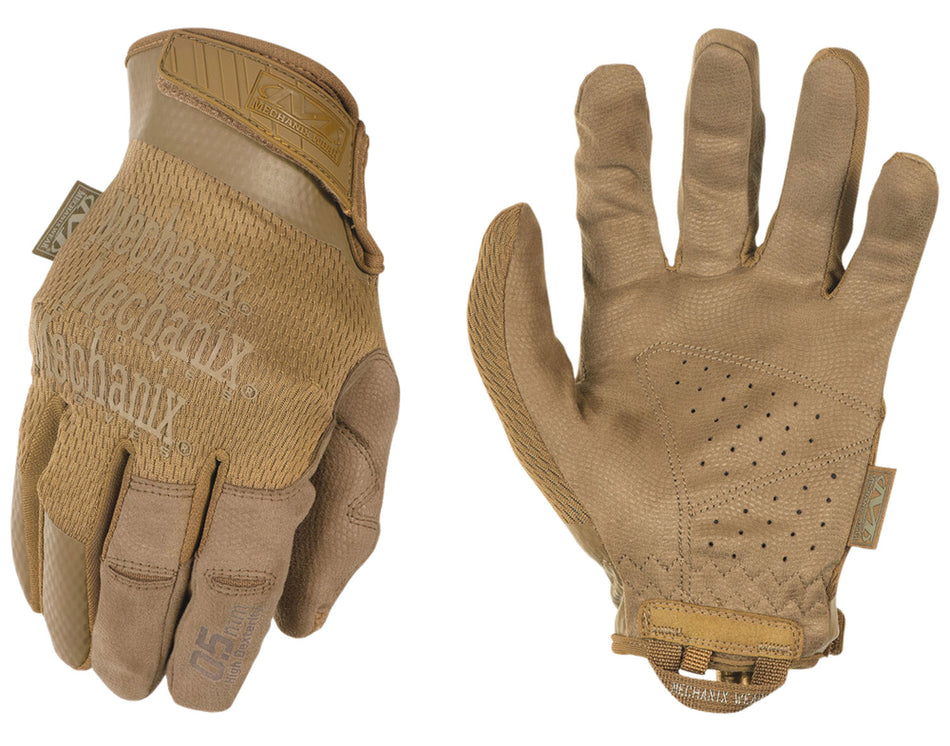 Mechanix Wear Specialty 0.5mm High-Dexterity Coyote Suede Work Gloves Size Small