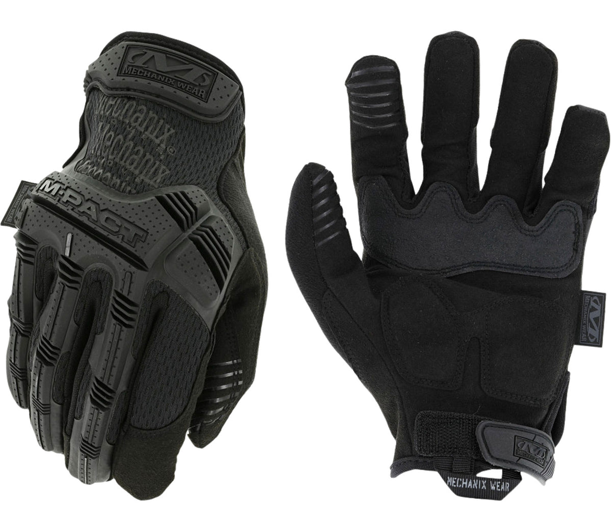 Mechanix Wear M-Pact Covert Gloves Black Synthetic Leather/Armortex Large MPT-55-010
