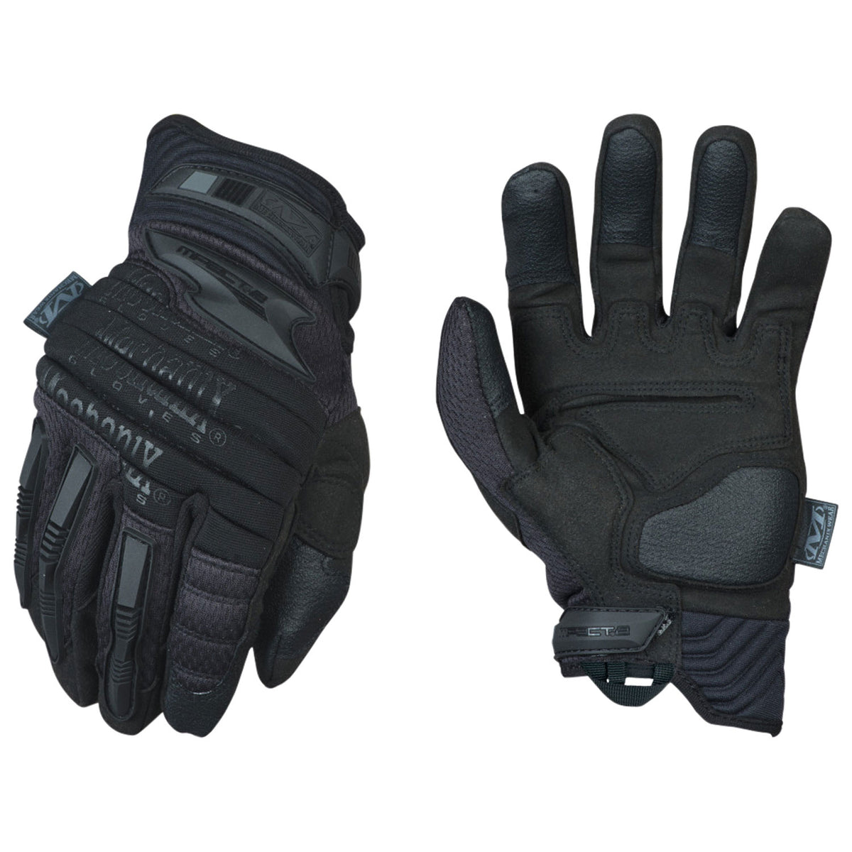 Mechanix Wear M-Pact 2 Covert Tactical Gloves Black XL Velcro Closure MP255011