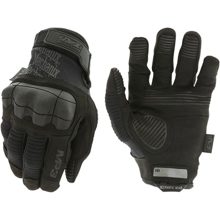 Mechanix Wear M-Pact 3 Tactical Combat Gloves Black Large Velcro Closure MP355010