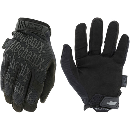 Mechanix Wear Original Covert Gloves Black Synthetic Leather 2XL Velcro MG55012
