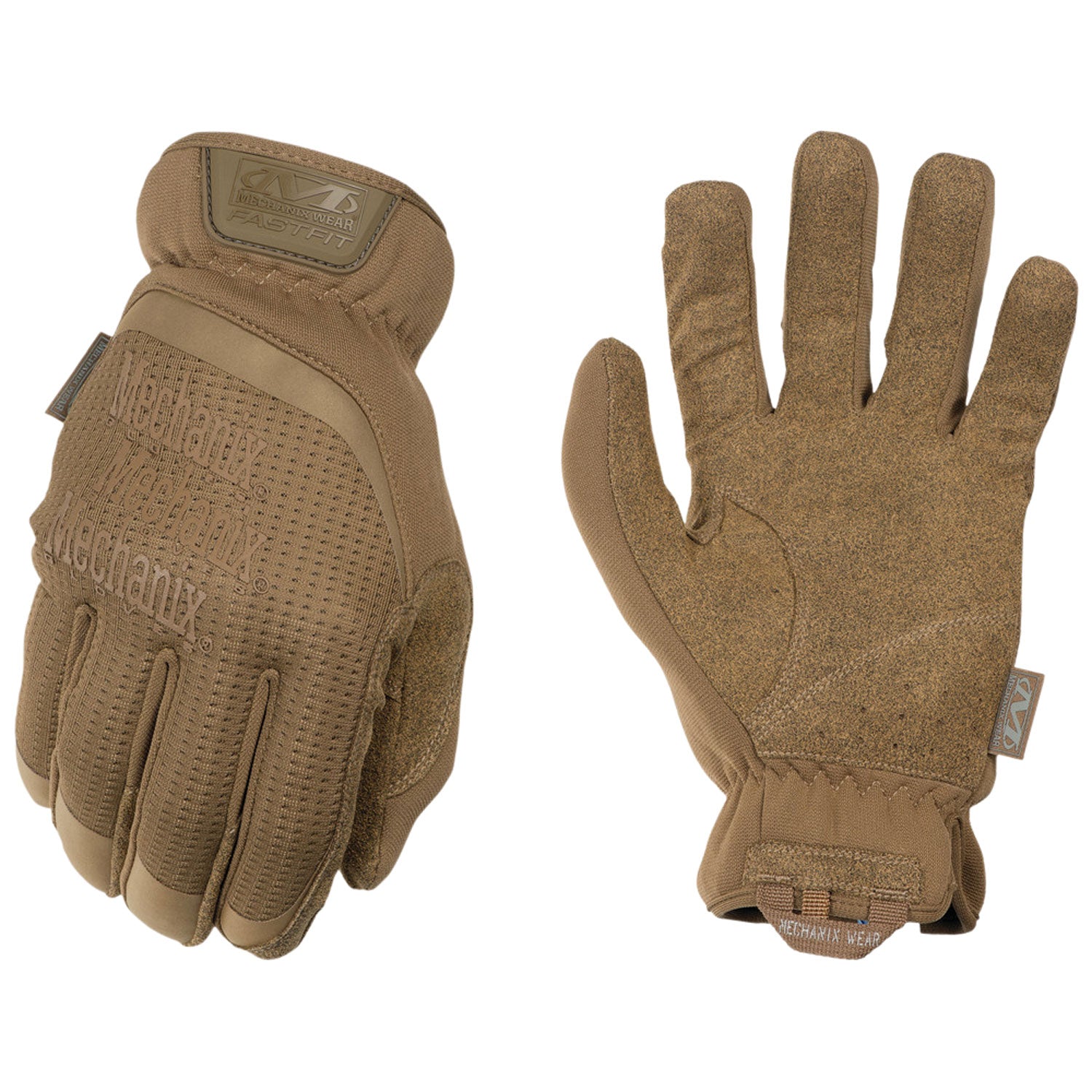 Mechanix Wear FastFit Coyote Touchscreen Synthetic Leather XL Tactical Gloves