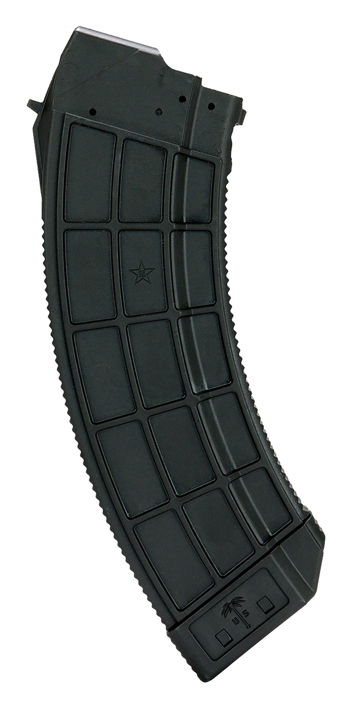 US Palm MA943A 7.62x39mm 30-Round AK-47 Polymer Magazine in Black