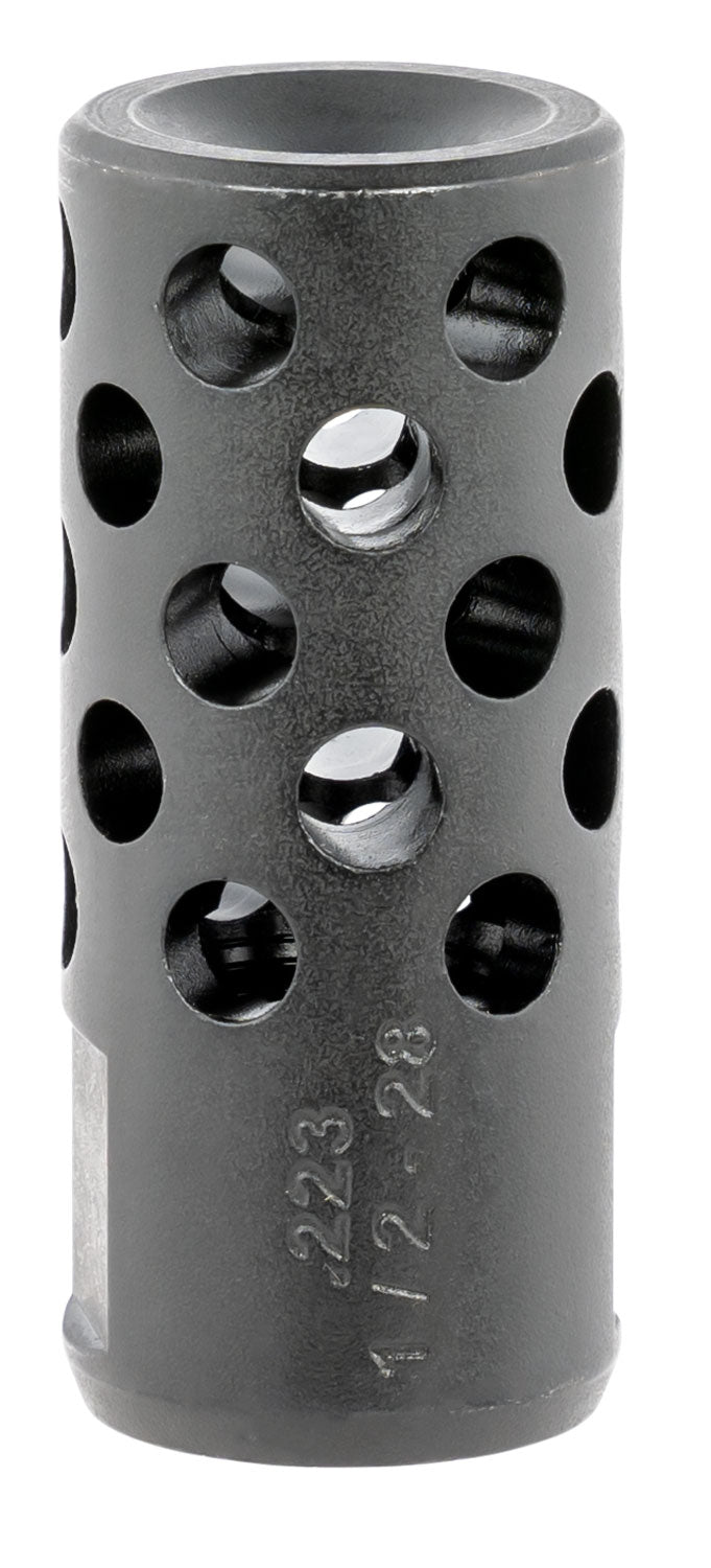 Ruger Radial Ported Muzzle Brake for .223 Rem/5.56 NATO AR-556, Black Oxide Steel, 1.75" OAL