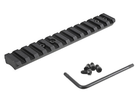 Ruger American Rimfire Picatinny Scope Base Rail 0 MOA Black Anodized Aluminum