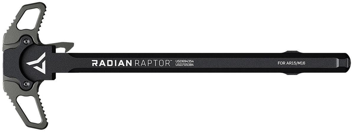 Radian Weapons Raptor AR-15 Ambi Charging Handle Gray 7075 Aluminum Mil-Spec