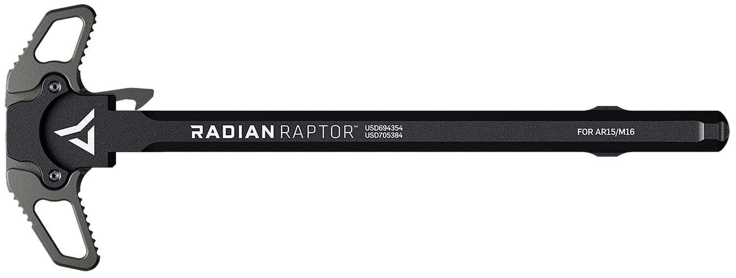 Radian Weapons Raptor AR-15 Ambi Charging Handle Gray 7075 Aluminum Mil-Spec