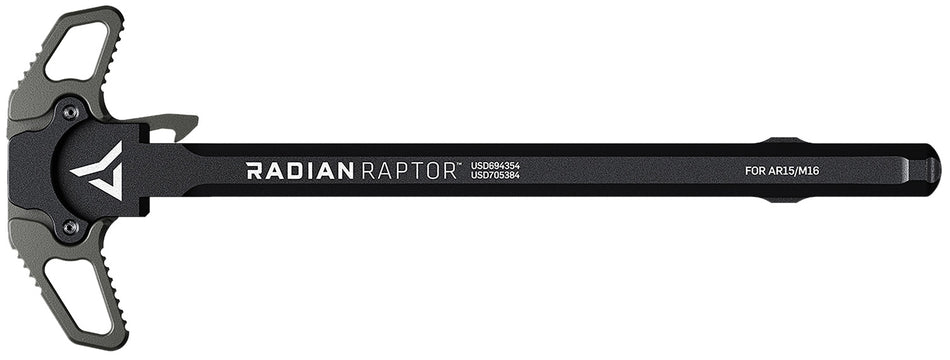 Radian Weapons Raptor AR-15 Ambi Charging Handle Gray 7075 Aluminum Mil-Spec