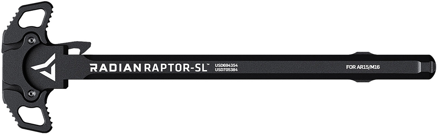 Raptor SL Ambi Charging Handle Slim Line Black Fits AR-15/M16 by Radian Weapons