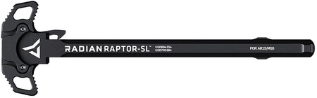 Raptor SL Ambi Charging Handle Slim Line Black Fits AR-15/M16 by Radian Weapons