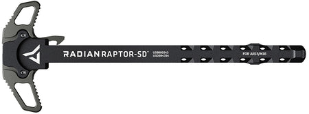 Raptor SD Ambidextrous Charging Handle Radian Gray Gas Redirecting AR-15/M16