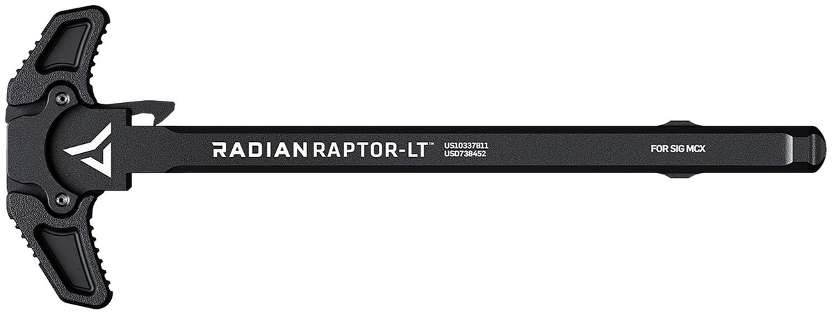Raptor LT Lightweight Ambi Charging Handle Black Fits SIG MCX Radian Weapons