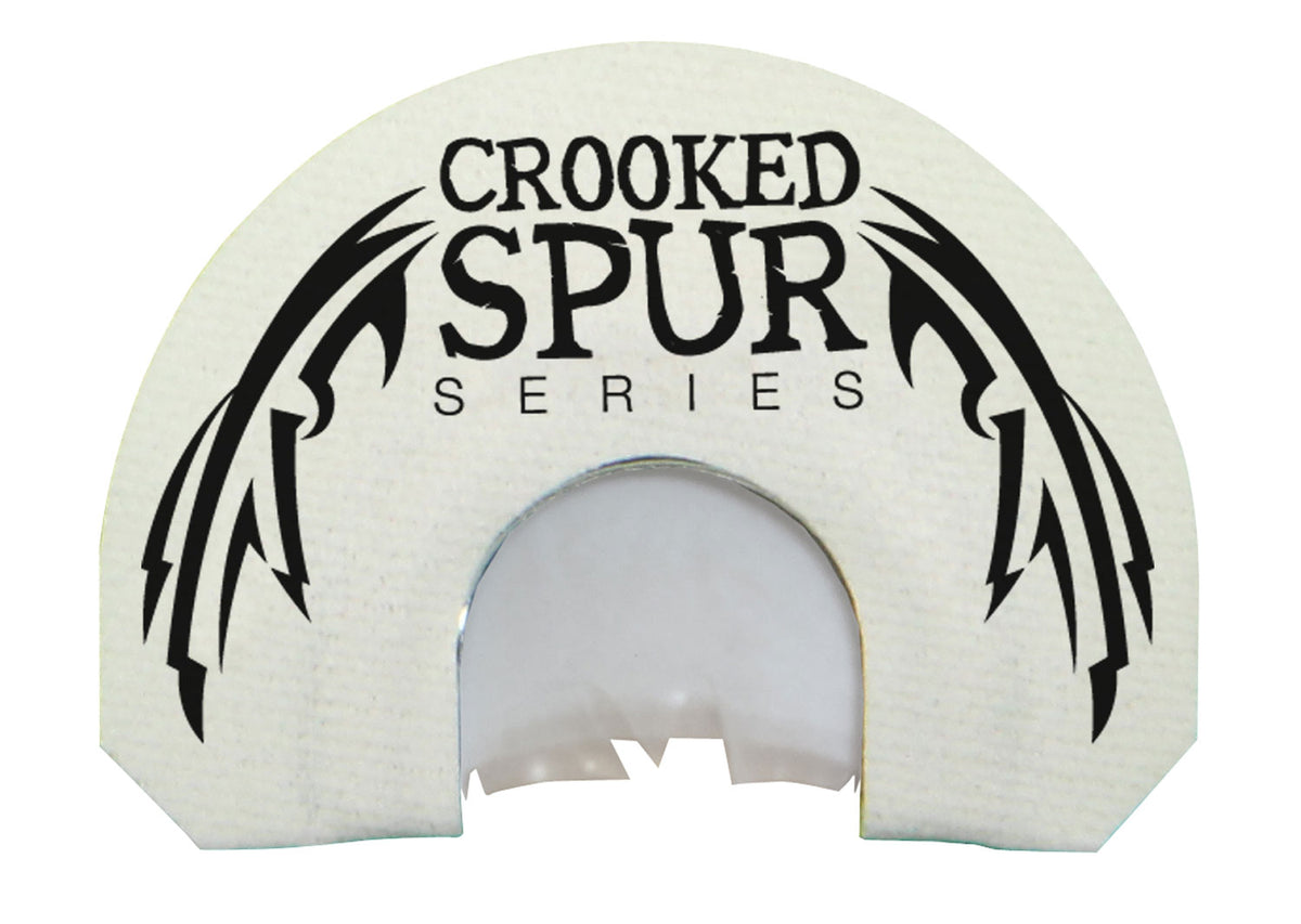 Foxpro Crooked Spur Series V-Cut Slash Diaphragm Call - Triple Reed, Turkey, White